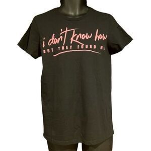 IDKHBTFM IDKHow IDK How Pink Black T-Shirt Men’s Small